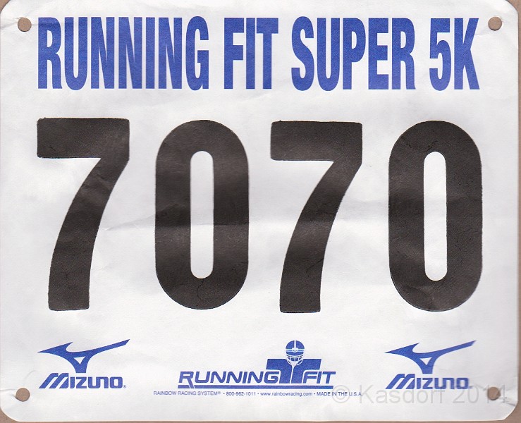 2014-02-02 Super 5K Bib.jpg - 2014 Super 5K in Novi Michigan. 20 degrees, snowy streets, long walks.